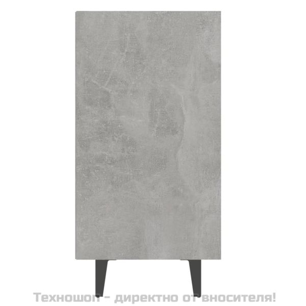 Сайдборд, бетонно сив, 103,5x35x70 см, инженерно дърво