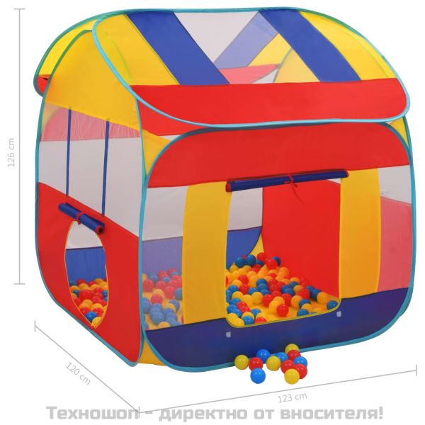 Палатка за игра с 300 топки, XXL