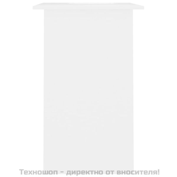 Бюро, бяло, 90x50x74 см, инженерно дърво