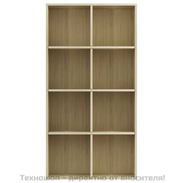 Библиотека/бюфет, дъб сонома, 66x30x130 см, инженерно дърво