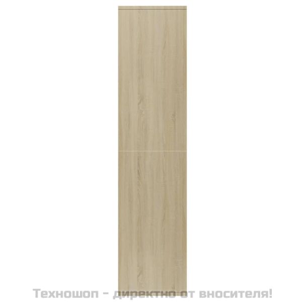 Библиотека/бюфет, дъб сонома, 66x30x130 см, инженерно дърво