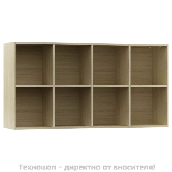 Библиотека/бюфет, дъб сонома, 66x30x130 см, инженерно дърво