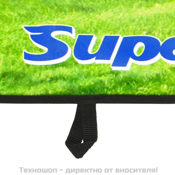 Комплект детска футболна врата, стена за голове, 120x51x77,5 см