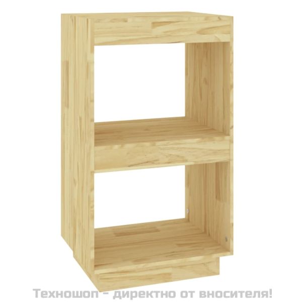 Библиотека, 40x35x71 см, борово дърво масив