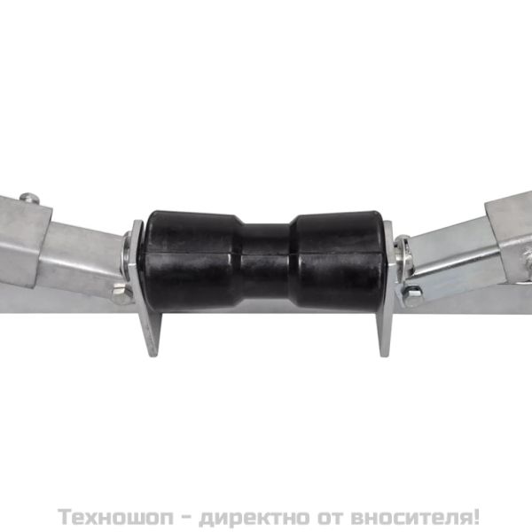 Скоба за поддържане на долната част на лодка, с килови ролки