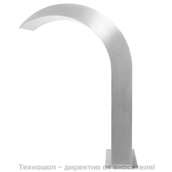 Фонтан за басейн, неръждаема стомана, 45x30x65 см, сребрист