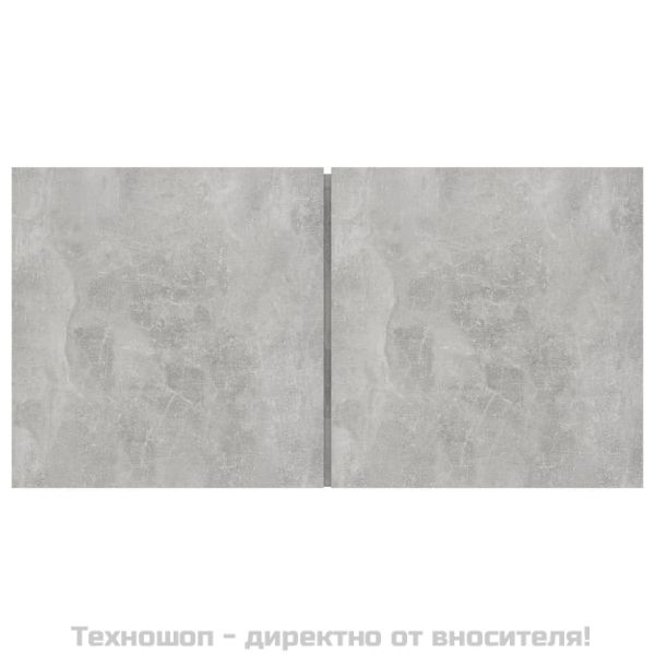 Окачен TВ шкаф, бетонно сив, 60x30x30 см