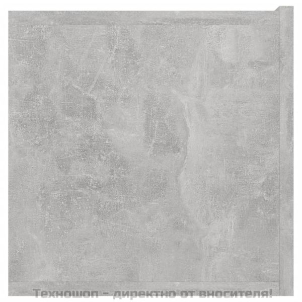 Окачен TВ шкаф, бетонно сив, 60x30x30 см