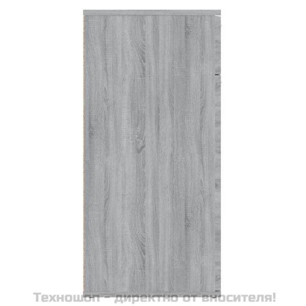 Сайдборд, сив сонома, 80x36x75 см, инженерно дърво