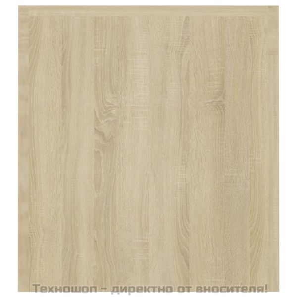 ТВ шкаф с LED осветление, дъб сонома, 120x35x40 см