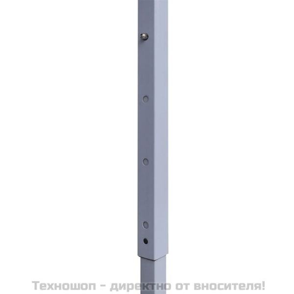 Сгъваема парти шатра с 4 странични стени 2x2 м стомана кремава