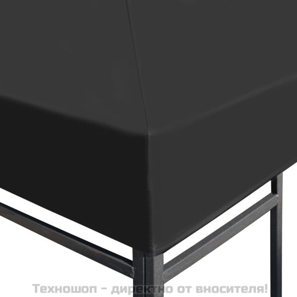 Покрив за шатра, 310 г/м², 4x3 м, сив