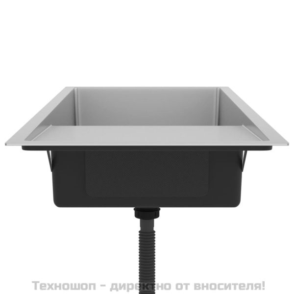 Ръчно изработена кухненска мивка, неръждаема стомана