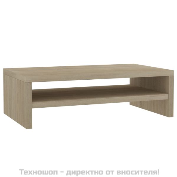 Стойка за монитор, дъб сонома, 42x24x13 см, инженерно дърво