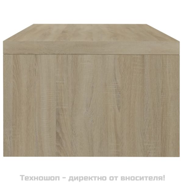 Стойка за монитор, дъб сонома, 42x24x13 см, инженерно дърво