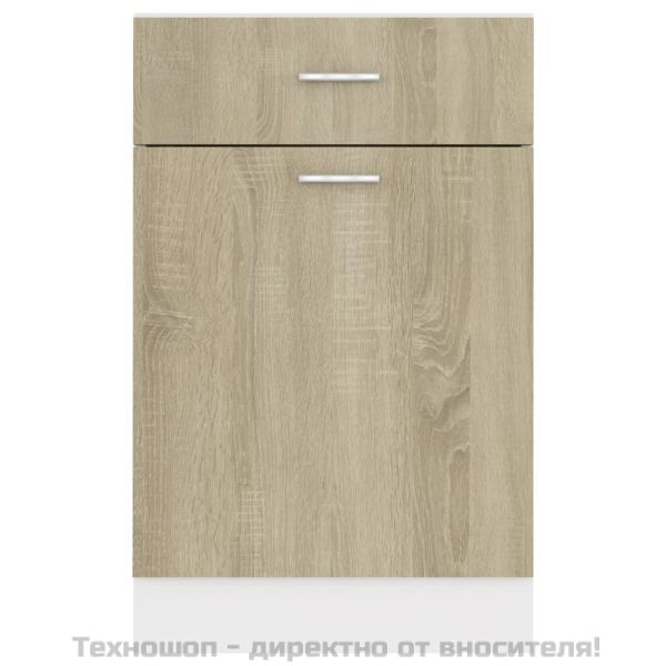 Шкаф с чекмеджета "Lyon", дъб Сонома, 50x46x81,5 см, инженерно дърво