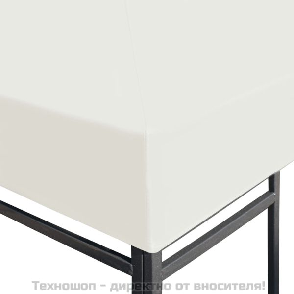 Покрив за шатра, 310 г/м², 3x3 м, кремавобял