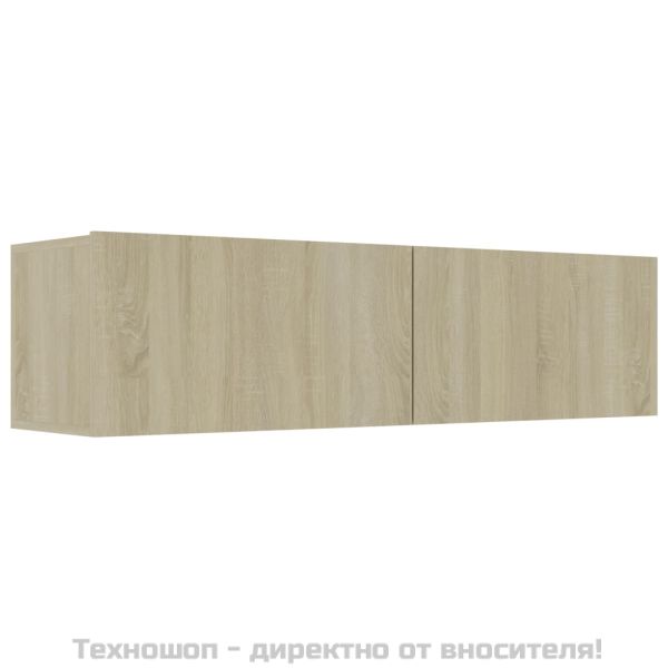 ТВ шкаф, дъб сонома, 120x30x30 см, инженерно дърво