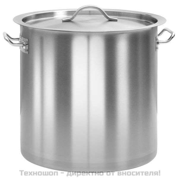 Тенджера, 26 л, 32x32 см, неръждаема стомана