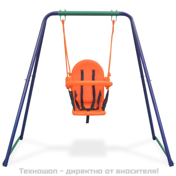 2-в-1 единична люлка и бебешка люлка, оранжево