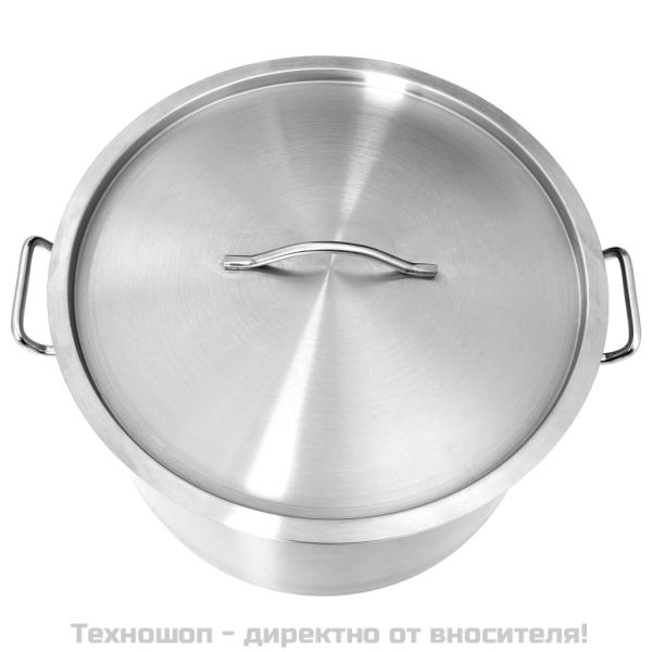 Тенджера, 58 л, 50x30 см, неръждаема стомана