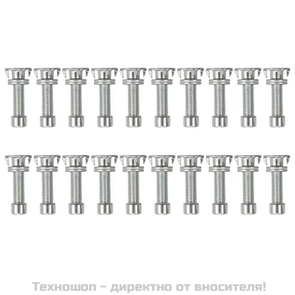 Камъни за катерене, 10 бр, многоцветен PE