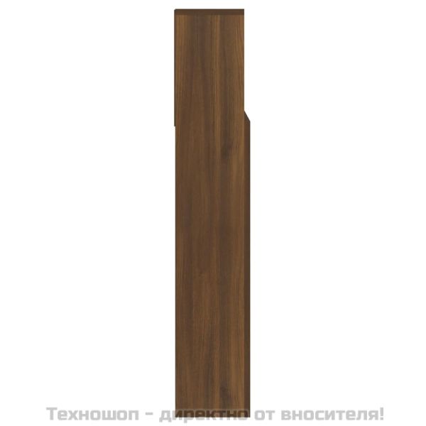 Табла за легло тип шкаф, кафяв дъб, 140x19x103,5 см