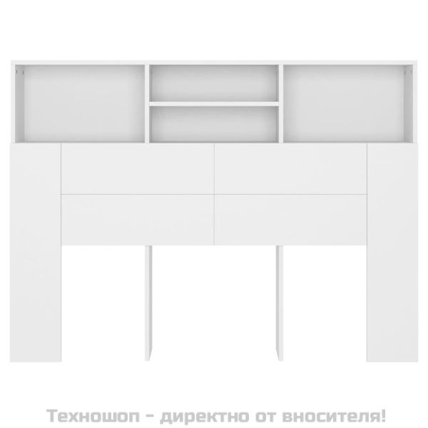 Шкаф за табла, бял, 140x19x103,5 см