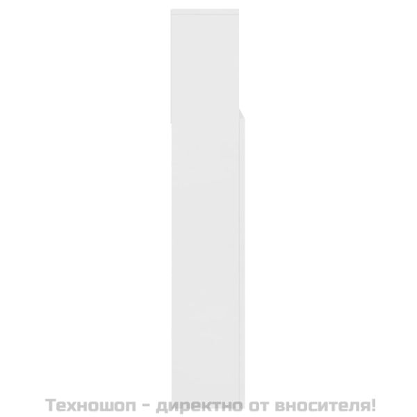 Шкаф за табла, бял, 140x19x103,5 см