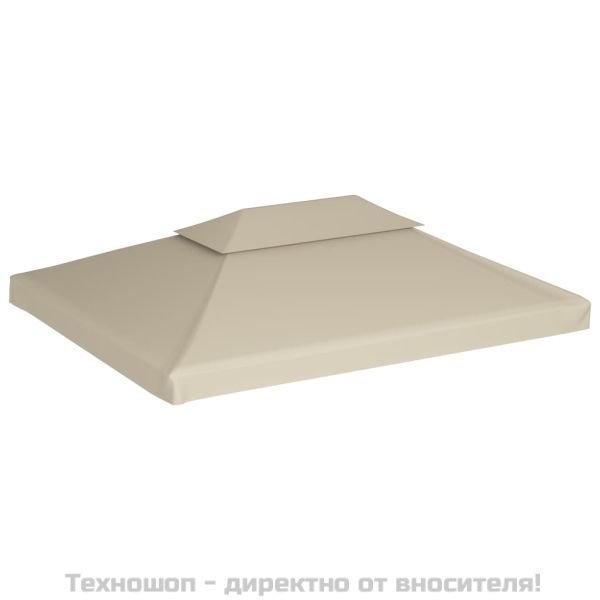 Покривало за шатра, резервно, 310 г/м², бежово, 3х4 м