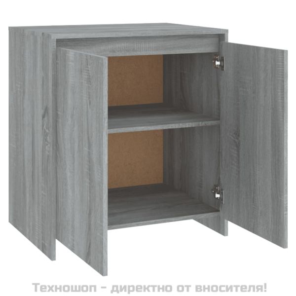 Сайдборд, сив сонома, 70x41x75 см, инженерно дърво
