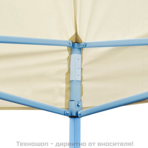 Сгъваема pop-up парти шатра, кремава, 3x6 м