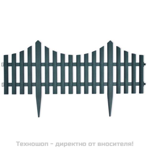 Палисада, 17 части, 10 м, зелена