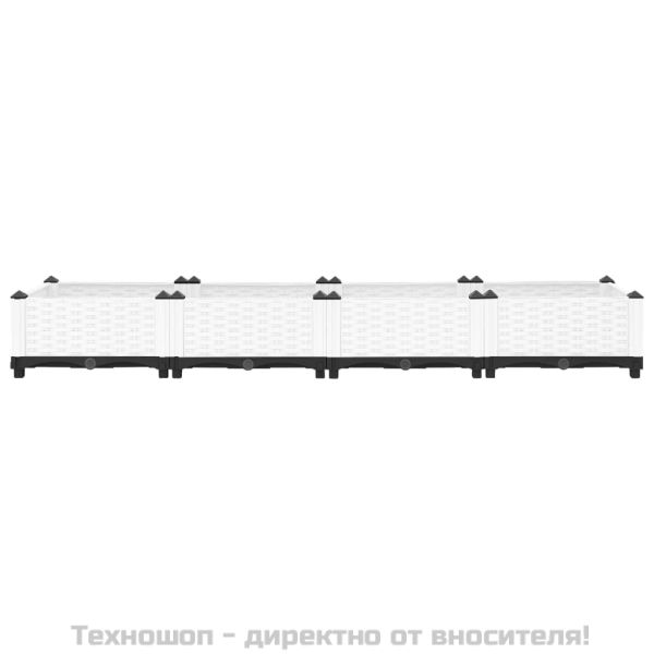 Повдигната леха, 160x40x23 см, полипропилен