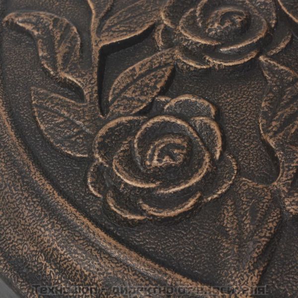 Основа за чадър, смола, кръгла, бронз, 9 кг