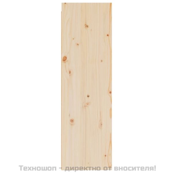Стенни шкафове, 2 бр, 30x30x100 см, бор масив