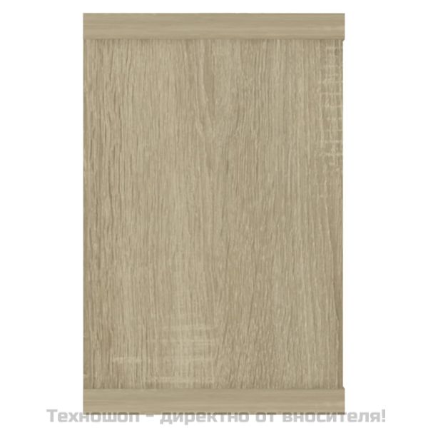 Стенни кубични рафтове, 2 бр, дъб сонома, 60x15x23 см