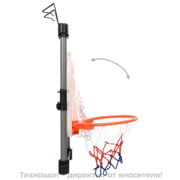 Детски комплект за баскетбол за врата регулируем