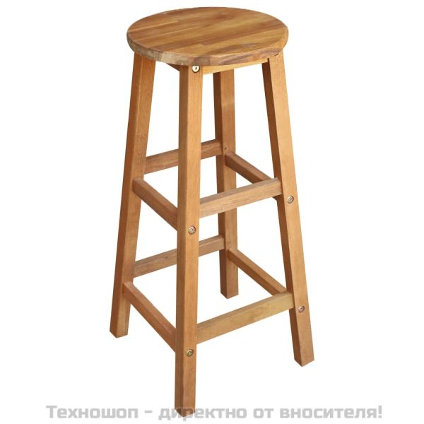 Бар столове, 2 бр, акациево дърво масив