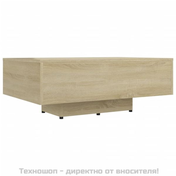 Маса за кафе, дъб сонома, 85x55x31 см, инженерно дърво