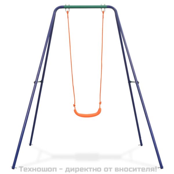 Единична люлка с оранжеви седалки