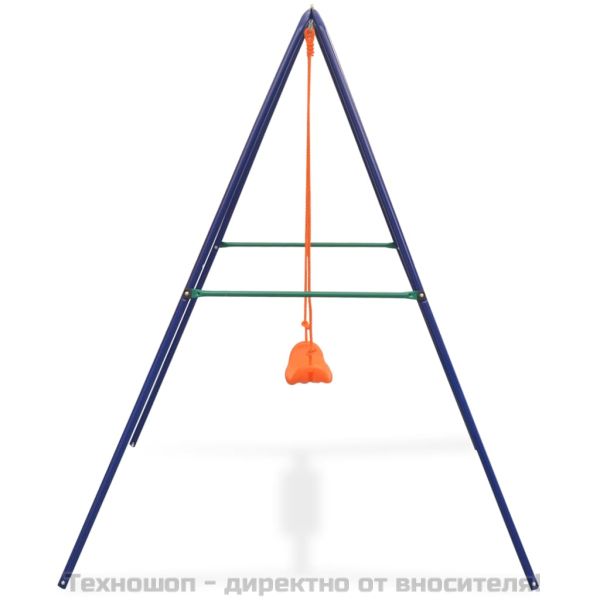 Единична люлка с оранжеви седалки