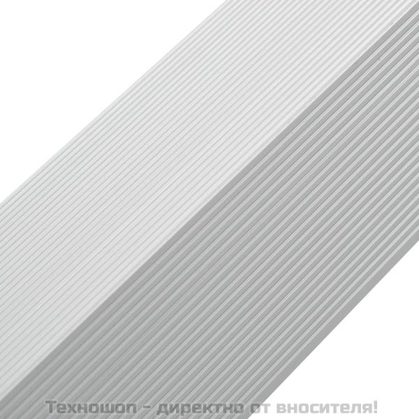 5 бр ъглови профили за декинг, алуминиеви, 170 см, сребристи