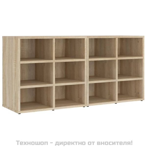 Шкафове за обувки, 2 бр, дъб сонома, 52,5x30x50 см