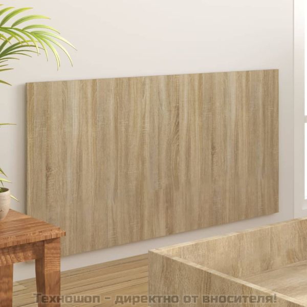 Горна табла за легло дъб сонома 160x1,5x80 см инженерно дърво
