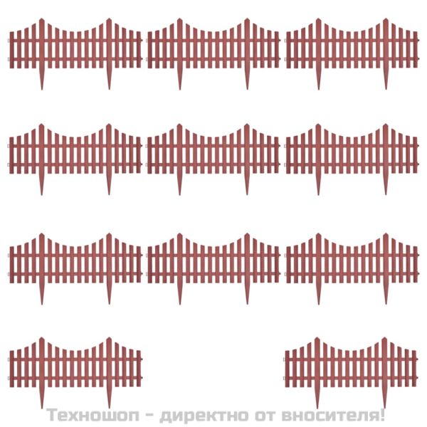 Палисада, 17 части, 10 м, кафява