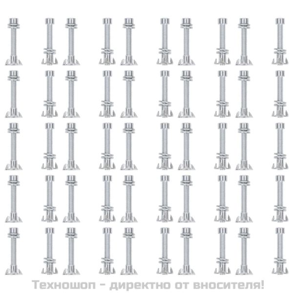 Камъни за катерене с въже, 25 бр, многоцветни