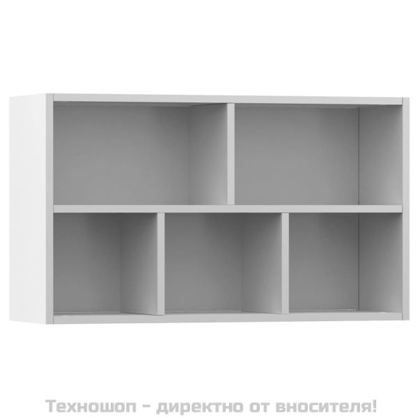 Библиотека/бюфет, бяла, 50x25x80 см, инженерно дърво