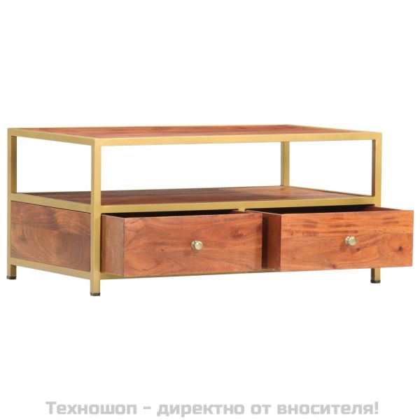 Маса за кафе, 90x50x40 см, акация масив