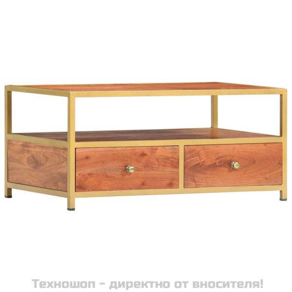 Маса за кафе, 90x50x40 см, акация масив